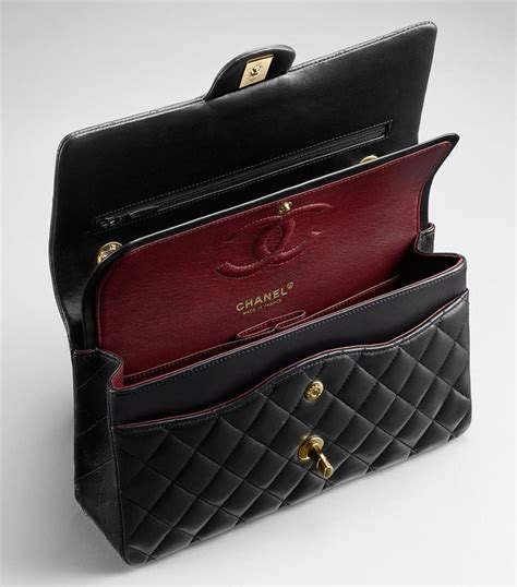 fake chanel classic flap interior|chanel vintage classic flap.